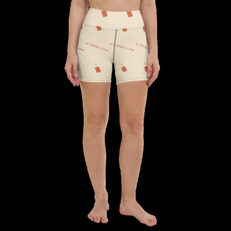 Al Drama Llama Candles Yoga Shorts