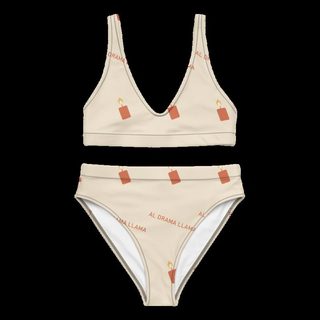 Al Drama Llama Candles Bikini White