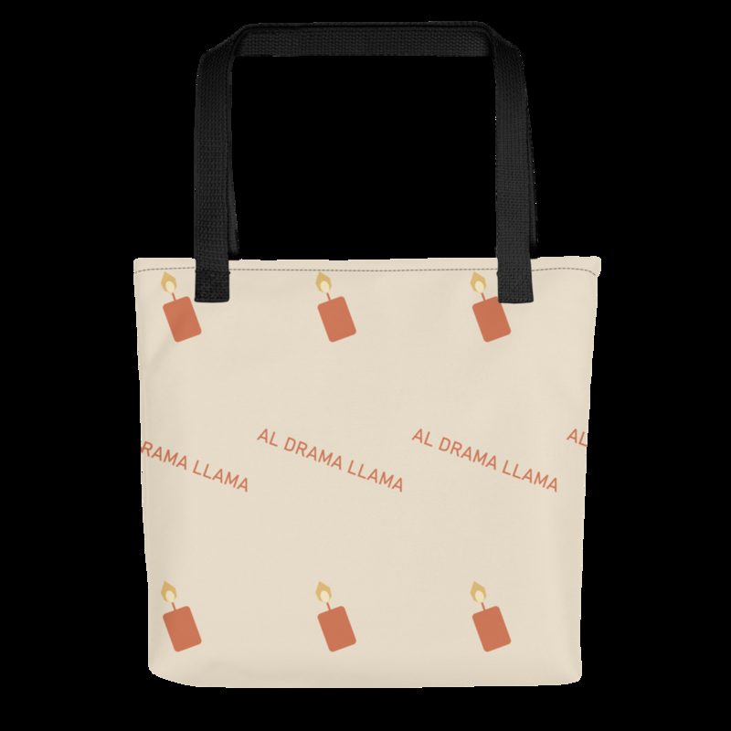 Al Drama Llama Candles Tote Bag