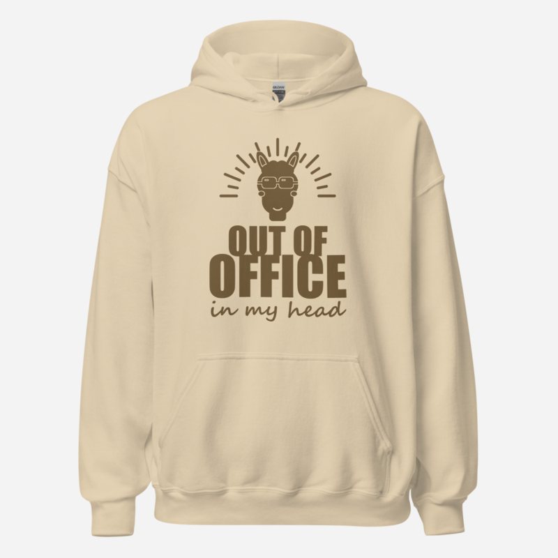 Al Drama Llama Out Of Office, In My Head Comic Relief Hoodie