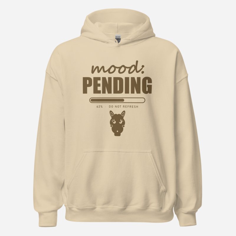 Al Drama Llama Mood: Pending Comic Relief Hoodie
