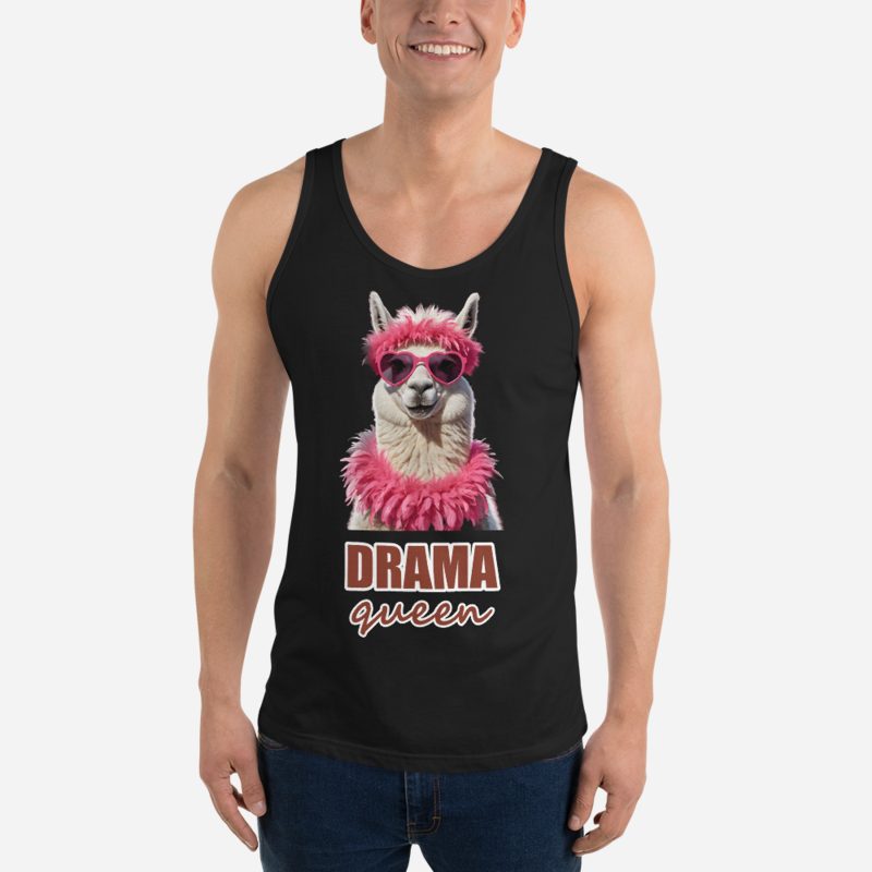 Al Drama Llama Drama Queen Boa Tank Black