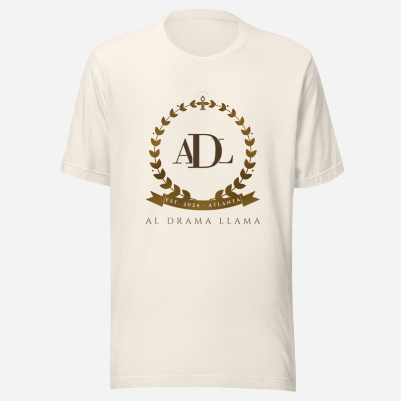 Al Drama Llama Maison Crest Tee Vintage White