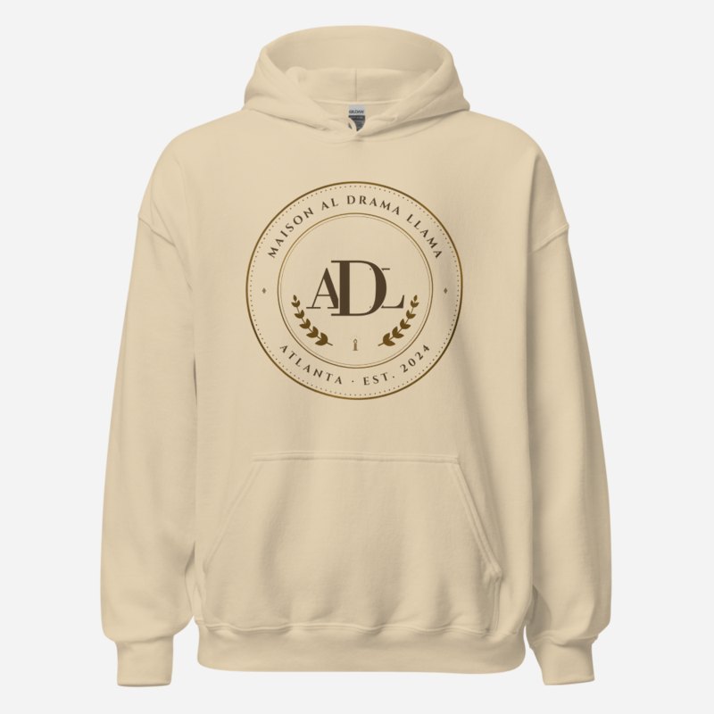 Al Drama Llama Maison Medallion Hoodie Sand