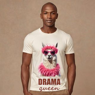 Al Drama Llama Drama Queen Boa Tee AI model