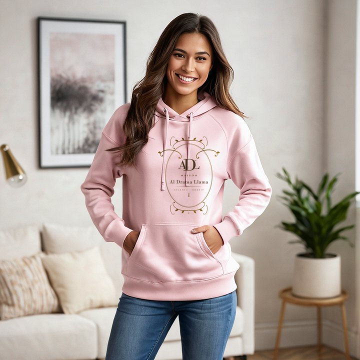 Al Drama Llama Maison Baroque Cartouche Hoodie