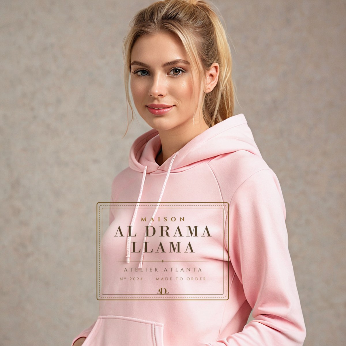 Al Drama Llama Maison Atelier Label Hoodie