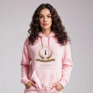 Al Drama Llama Maison Heraldic Emblem Hoodie AI model
