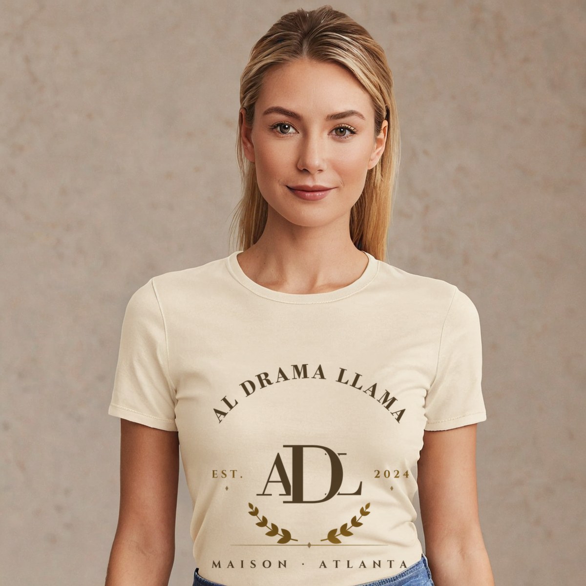 Al Drama Llama Maison Heritage Arch Tee
