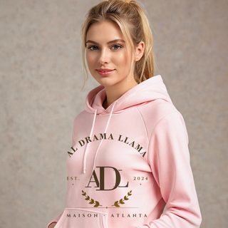 Al Drama Llama Maison Heritage Arch Hoodie AI model